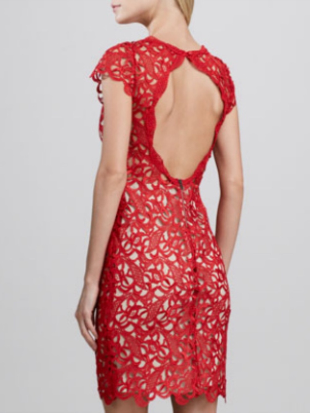 NWT Alice + Olivia Lace Red Dress - 4 🌟